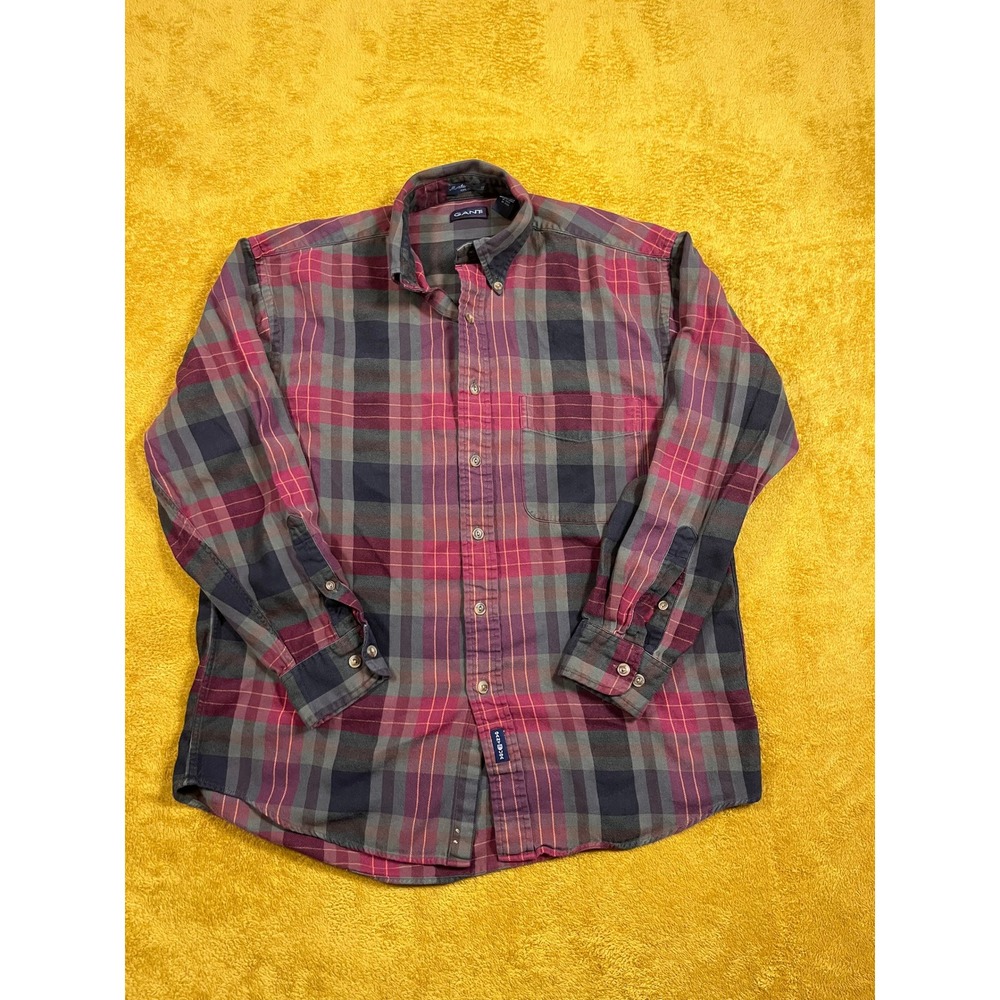 GANT‎ Montana Twill Plaid Button Up Shirt Men's M/M